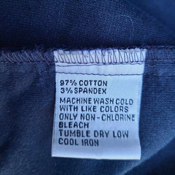 Talbots Navy Brushed Cotton Jacket see measurements - Picture 4 of 8